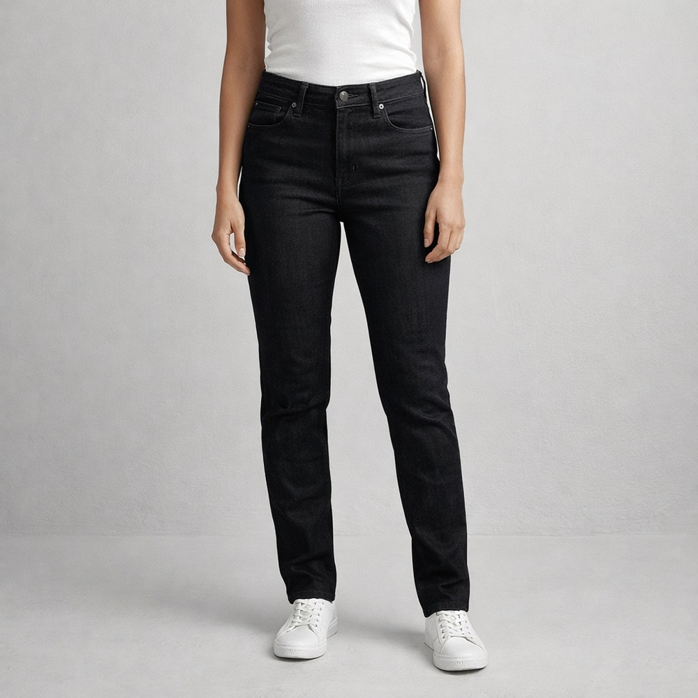 Prana Women's Straight Leg Jeans in Dark Gray